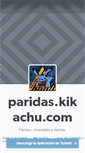 Mobile Screenshot of paridas.kikachu.com